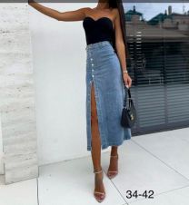 Spódnica jeansy damskie (34-42/10szt)
