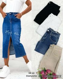 Spódnica jeansy damskie (34-42/10szt)