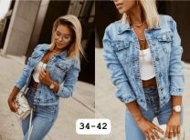 Kurtka jeansowa damska (34-42/10szt)
