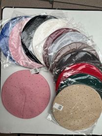 Beret damskie (uniwersalny/12szt)