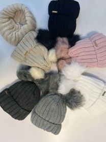 Komplet czapki damskie (uniwersalny/12kpt)