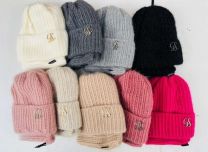 Komplet czapki damskie (uniwersalny/12kpt)