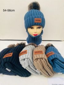 Komplet Czapki Dziecięce (54-56/10kpt)