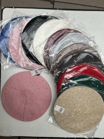 Beret damskie (uniwersalny/12szt)