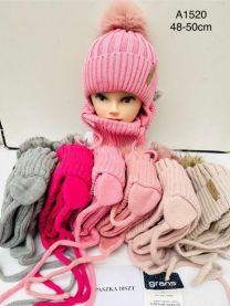 Komplet Czapki Dziecięce (48-50cm/10kpt)