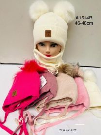 Komplet Czapki Dziecięce (46-48cm/10kpt)