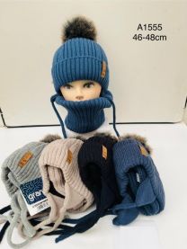 Komplet Czapki Dziecięce (46-48cm/10kpt)