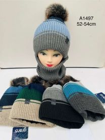 Komplet Czapki Dziecięce (52-54cm/10kpt)