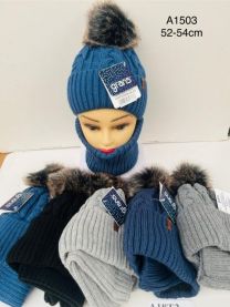 Komplet Czapki Dziecięce (52-54cm/10kpt)