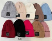 Czapki damskie (uniwersalny/12szt)