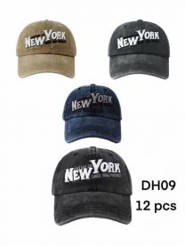 Czapki męskie z daszkiem (uniwersalny/12szt)