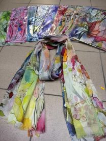 Szaliki damskie (uniwersalny/12szt)