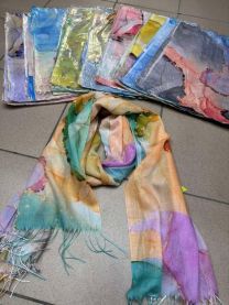 Szaliki damskie (uniwersalny/12szt)