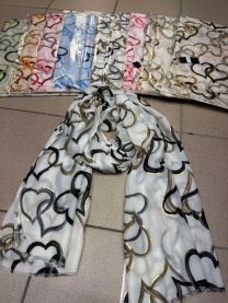 Szaliki damskie (uniwersalny/12szt)