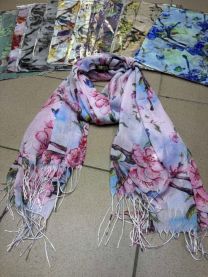 Szaliki damskie (uniwersalny/12szt)