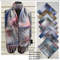 Szaliki damskie (uniwersalny/12szt)