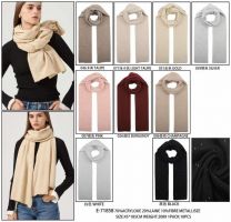 Szaliki damskie (uniwersalny/12szt)