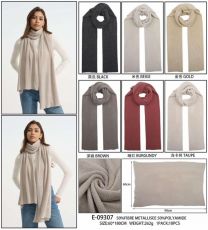 Szaliki damskie (uniwersalny/12szt)