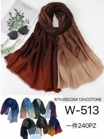 Szaliki damskie (uniwersalny/12szt)