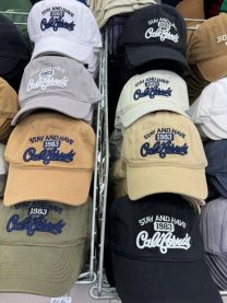 Czapki męskie z daszkiem (uniwersalny/12szt)