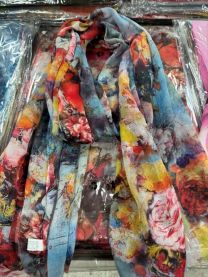 Szaliki damskie (uniwersalny/12szt)