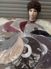 Beret damskie (uniwersalny/12szt)