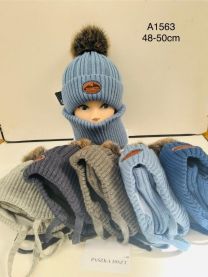 Komplet czapki damskie (48-50cm/10kpt)