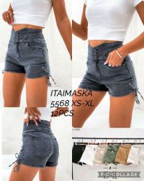 Spodenki jeans damskie (XS-XL/12szt)