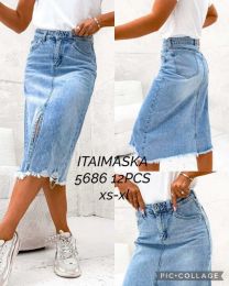 Spódnica jeansy damskie (XS-XL/12szt)