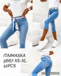 Rybaczki Jeansy damskie (XS-XL/12szt)