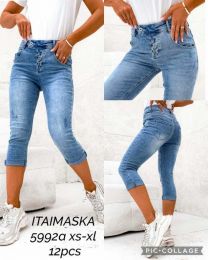 Rybaczki Jeansy damskie (XS-XL/12szt)