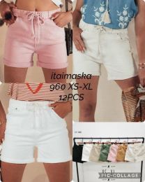 Spodenki jeans damskie (XS-XL/12szt)