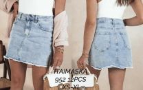 Spódnica jeansy damskie (XS-XL/12szt)
