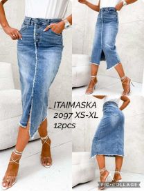 Spódnica jeansy damskie (XS-XL/12szt)