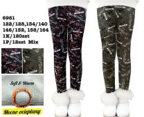 Ocieplane Spodnie dzieci (122-164/12szt)