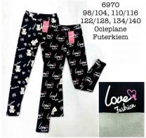 Ocieplane Spodnie dzieci (98-140/12szt)