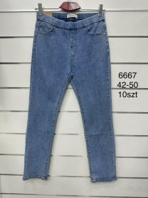 Spodnie jeans damskie (42-50/10szt)