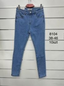 Spodnie jeans damskie (38-46/10szt)