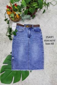 Spódnica jeansy damskie (XS-XL/12szt)