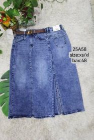 Spódnica jeansy damskie (XS-XL/12szt)