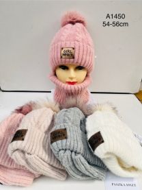 Komplet czapki damskie (54-56cm/10kpt)