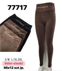 Spodnie welurowy (S-2XL/12szt)