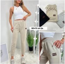 Spodnie dresowy damskie (S-2XL/12szt)