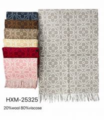 Szaliki damskie (uniwersalny/12szt)