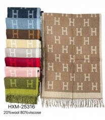 Szaliki damskie (uniwersalny/12szt)