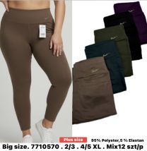 PLUS_Spodnie legginsy damskie (2XL-5XL/12szt)