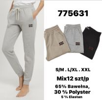Spodnie dresowy damskie (S-XL/12szt)