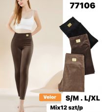 Spodnie welurowy (S-XL/12szt)