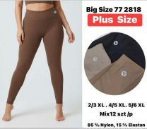 PLUS_Spodnie legginsy damskie (2XL-6XL/12szt)