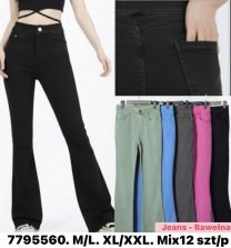 Spodnie elastyczny (M-2XL/12szt)